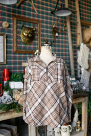 Cotswolds Plaid Pullover