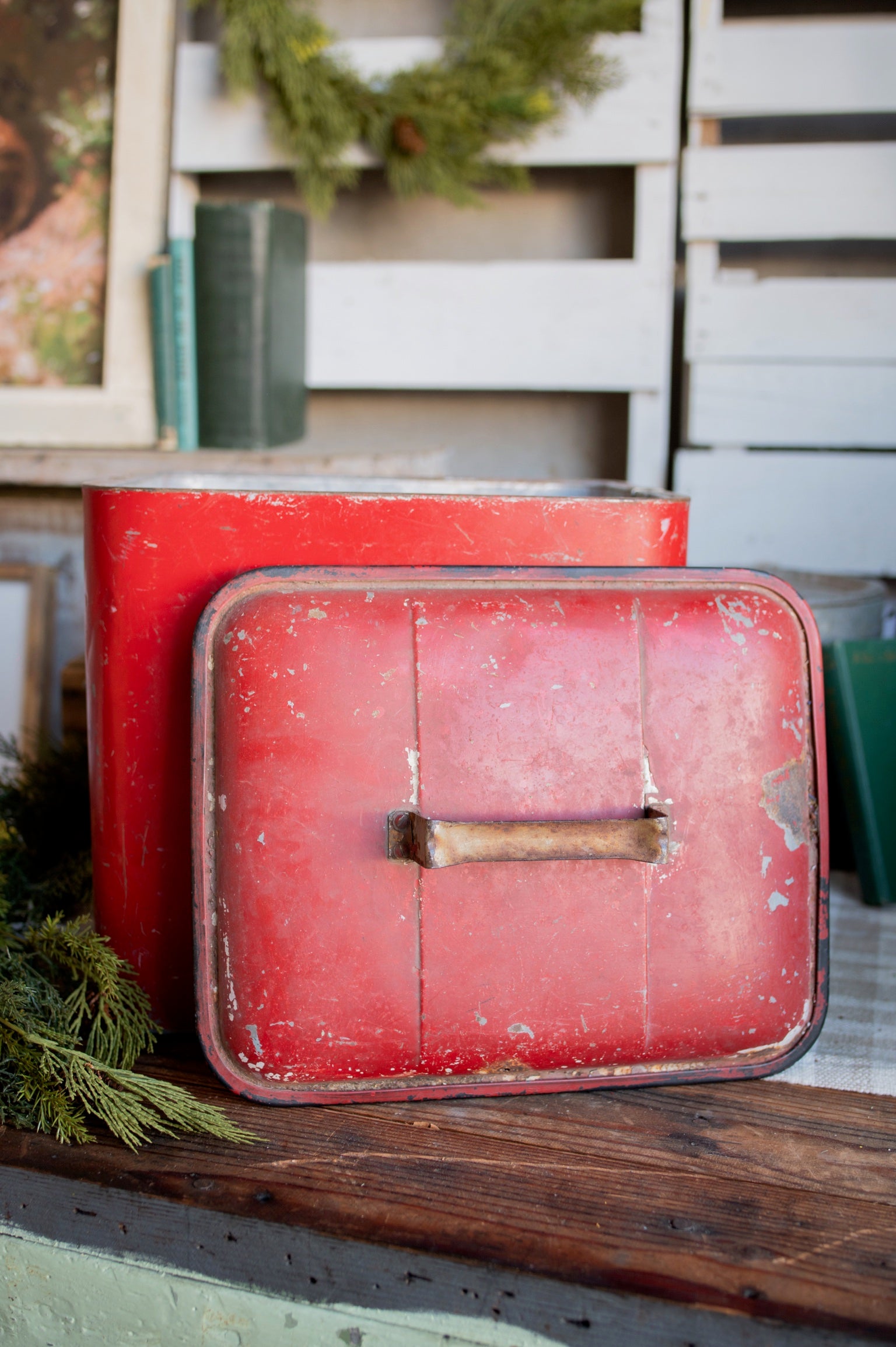 1950's Red Cooler
