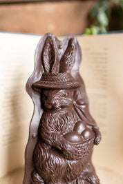 Chocolate Easter Bunny With Hat The Little Burlap Barn®