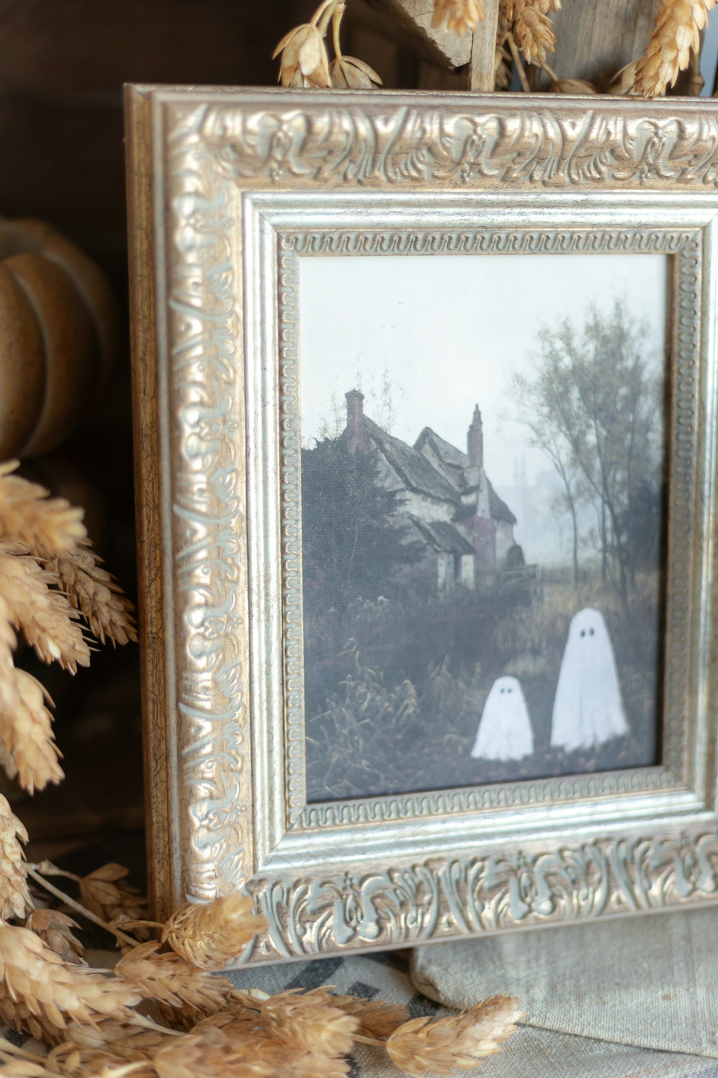 Autumn Ghosts Framed Wall Art The Little Burlap Barn