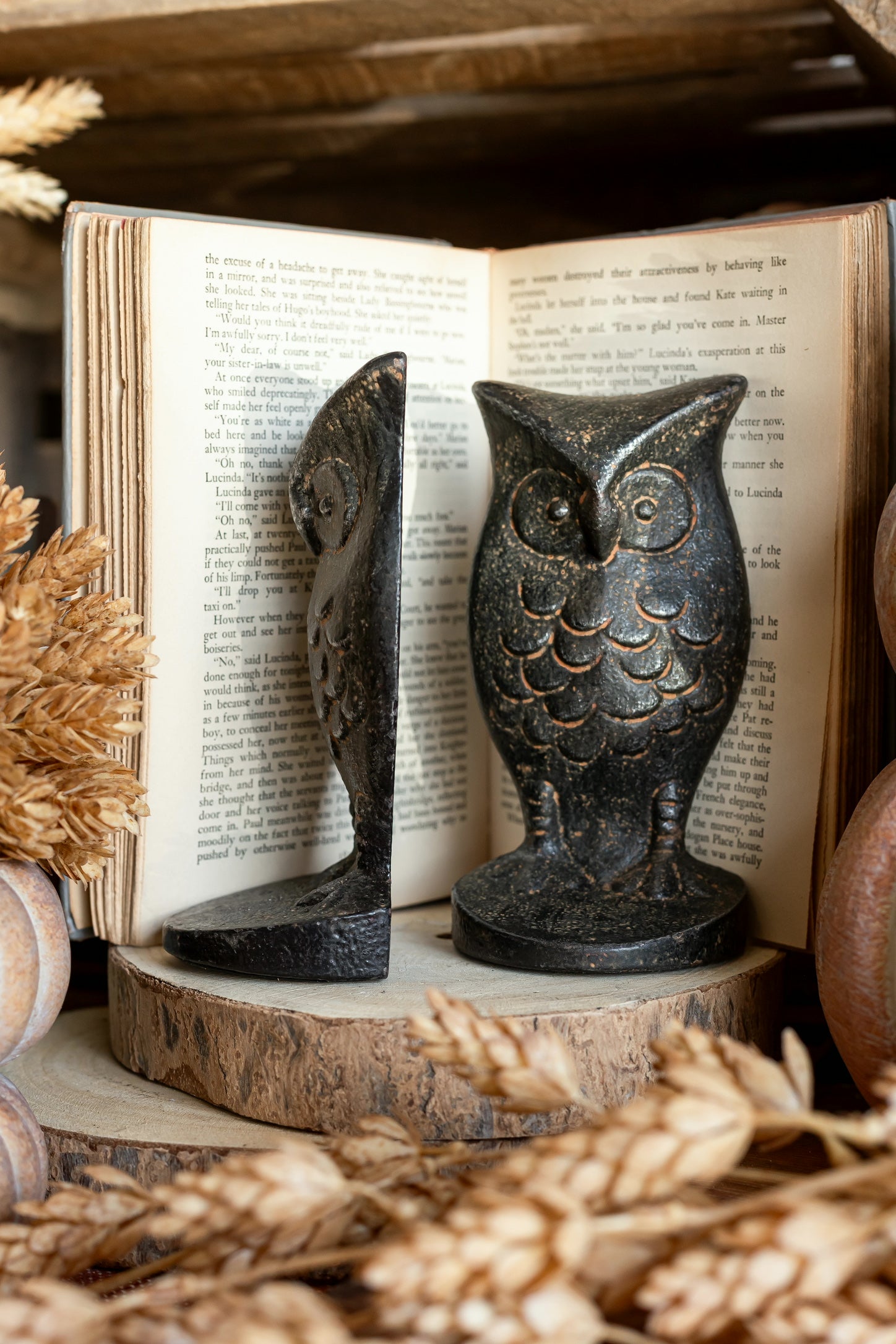 Cast Iron Owl Shaped Bookends Creative Co-Op