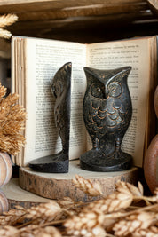 Cast Iron Owl Shaped Bookends Creative Co-Op