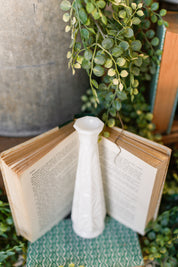 Vintage Cut Milk Glass Bud Vase The Little Burlap Barn®