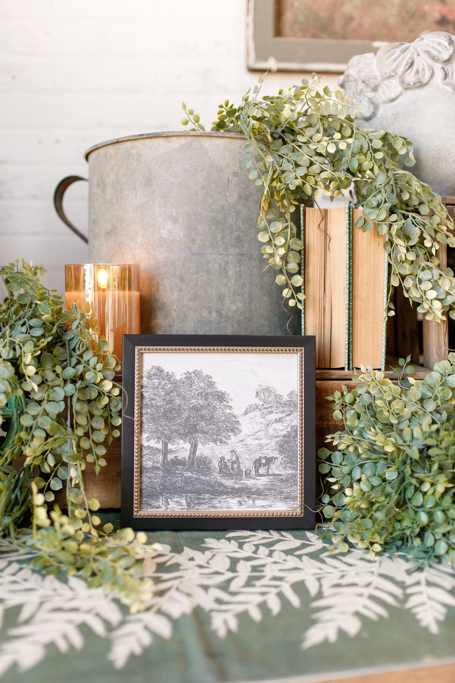 Family Under Tree Framed Art The Little Burlap Barn®