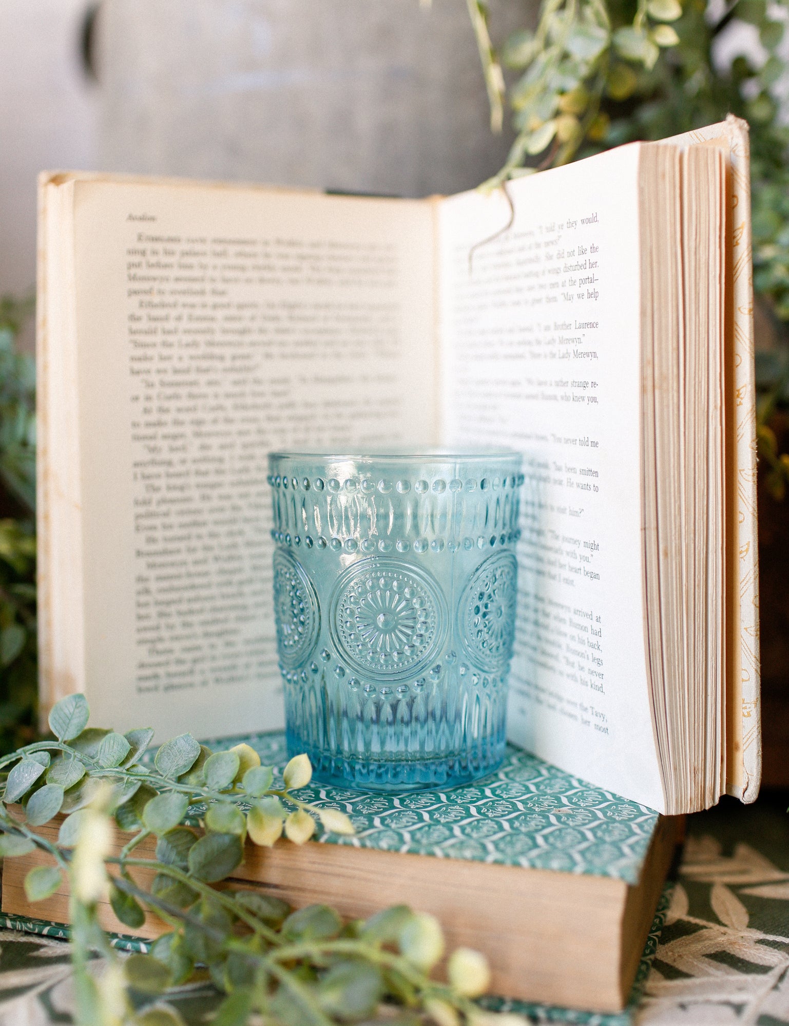 Embossed Drinking Glasses The Little Burlap Barn®