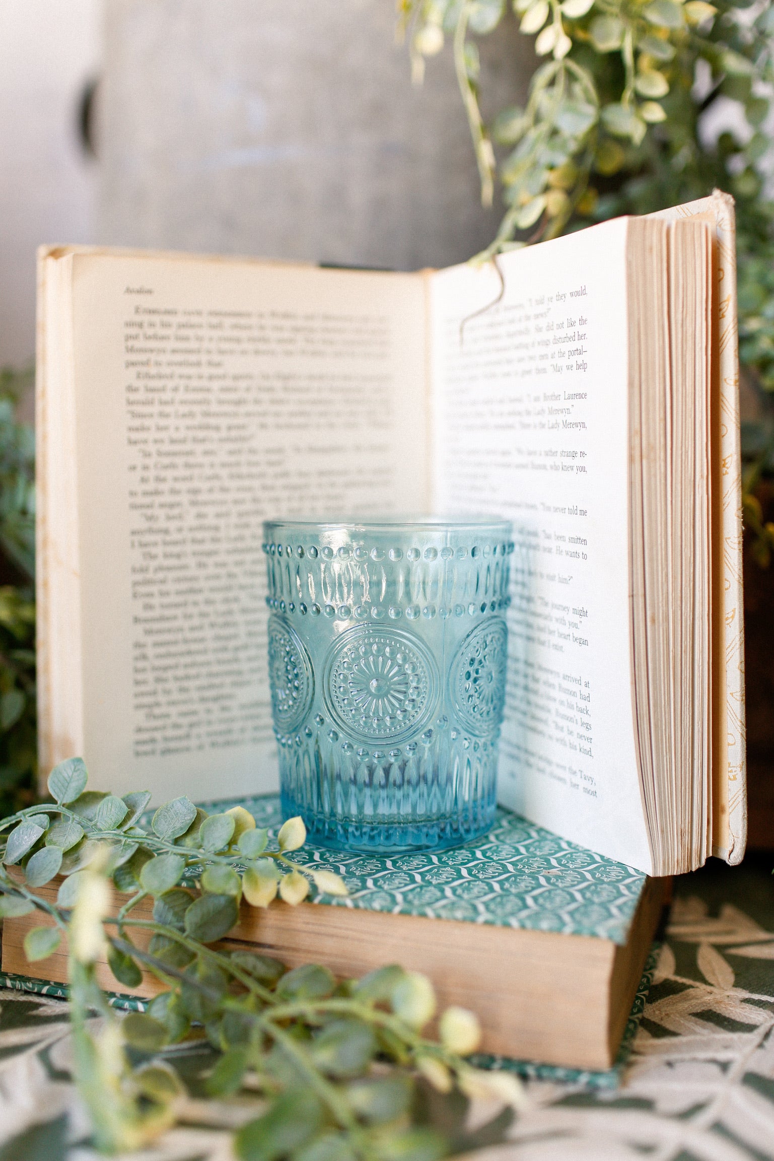Embossed Drinking Glasses The Little Burlap Barn®