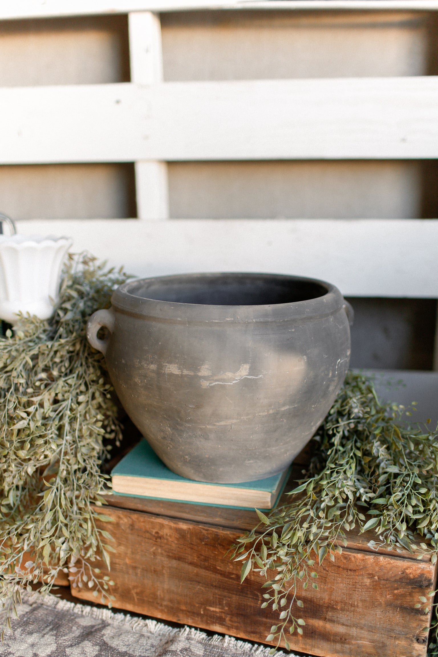 Antique Chinese Clay Pot* The Little Burlap Barn®