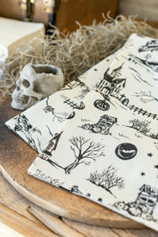 Halloween Toile Kitchen Towel The Little Burlap Barn