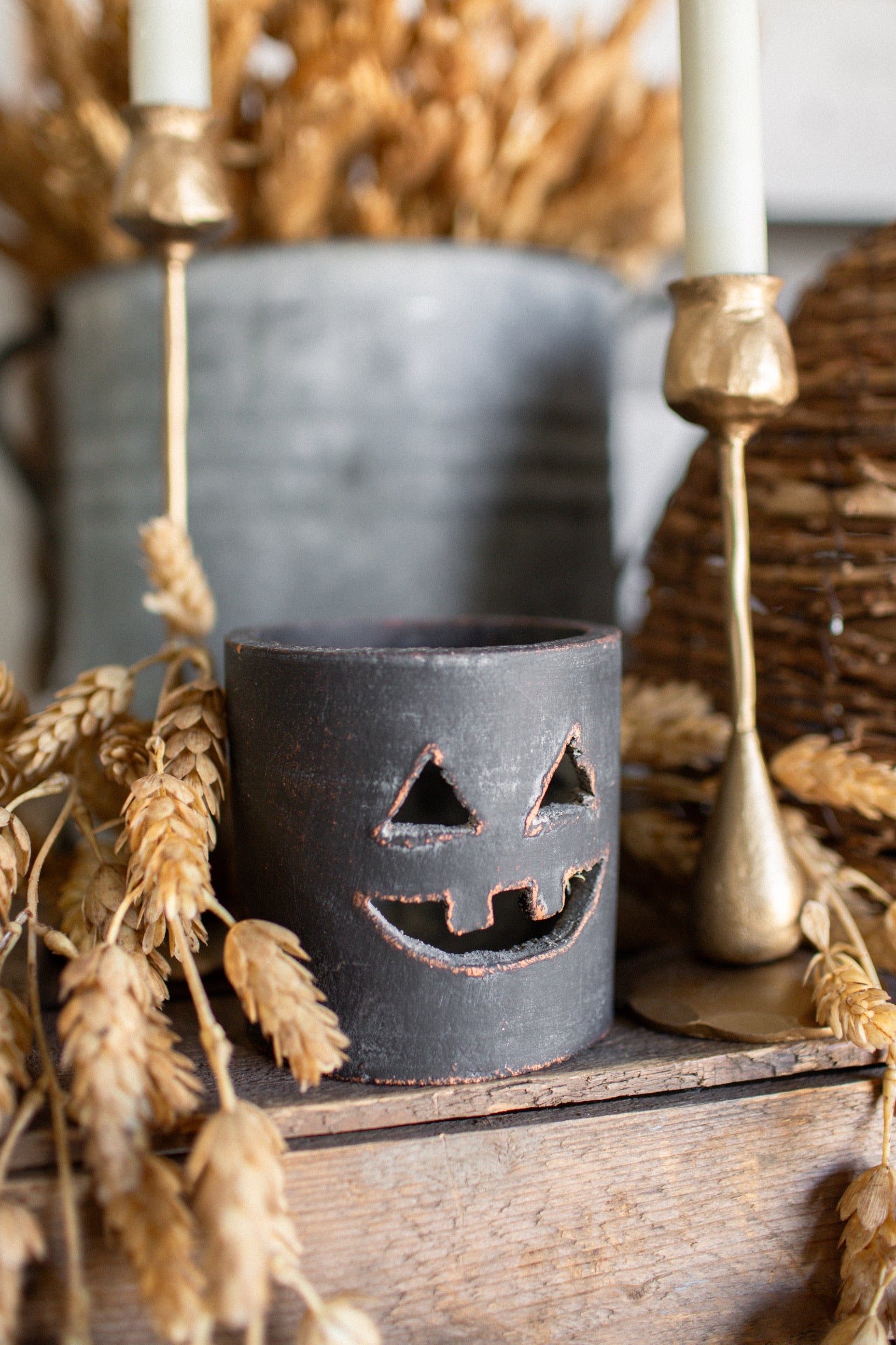 Handmade Clay Jack Lantern