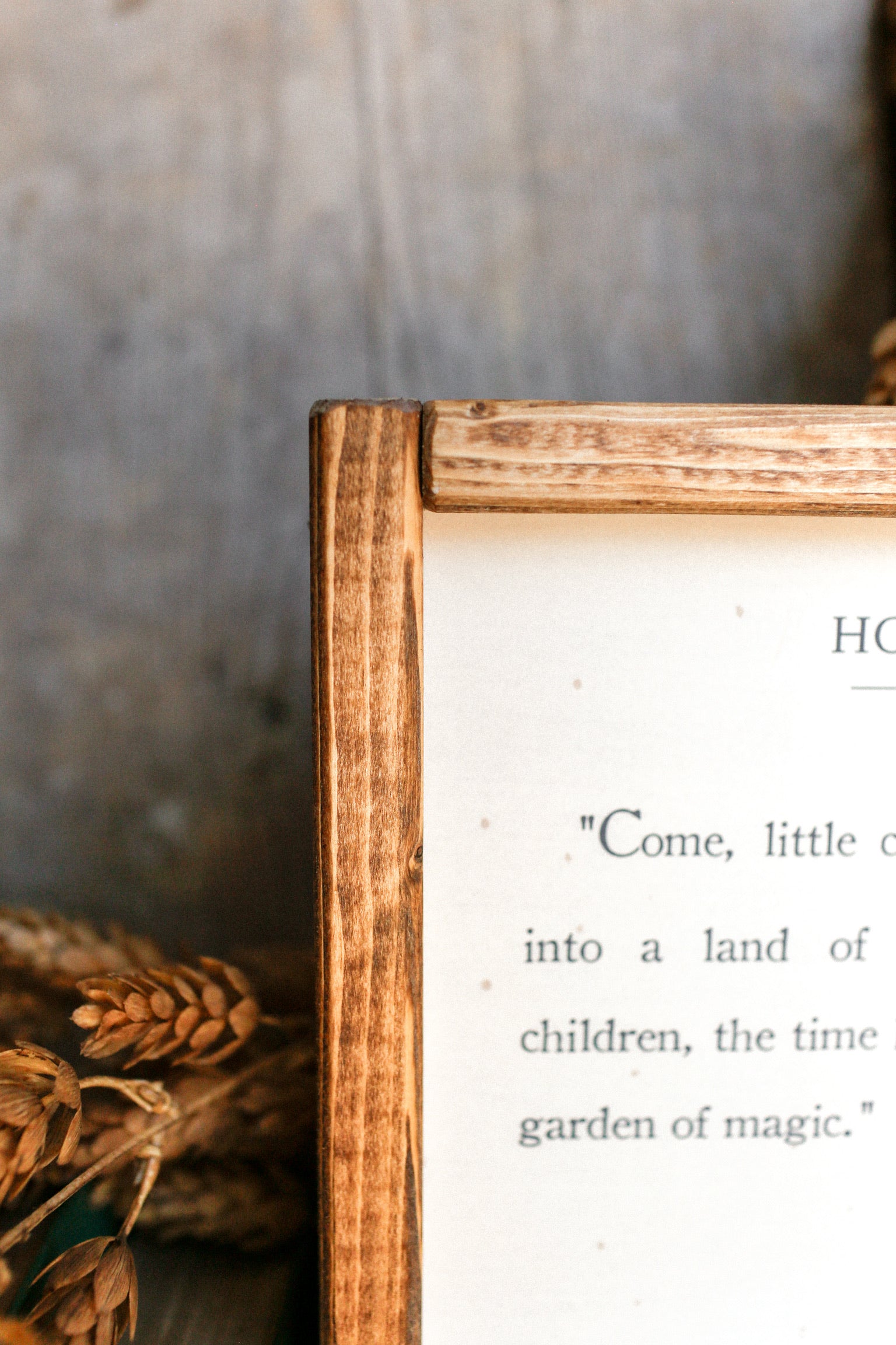 Handmade "Hocus Pocus" Framed Sign