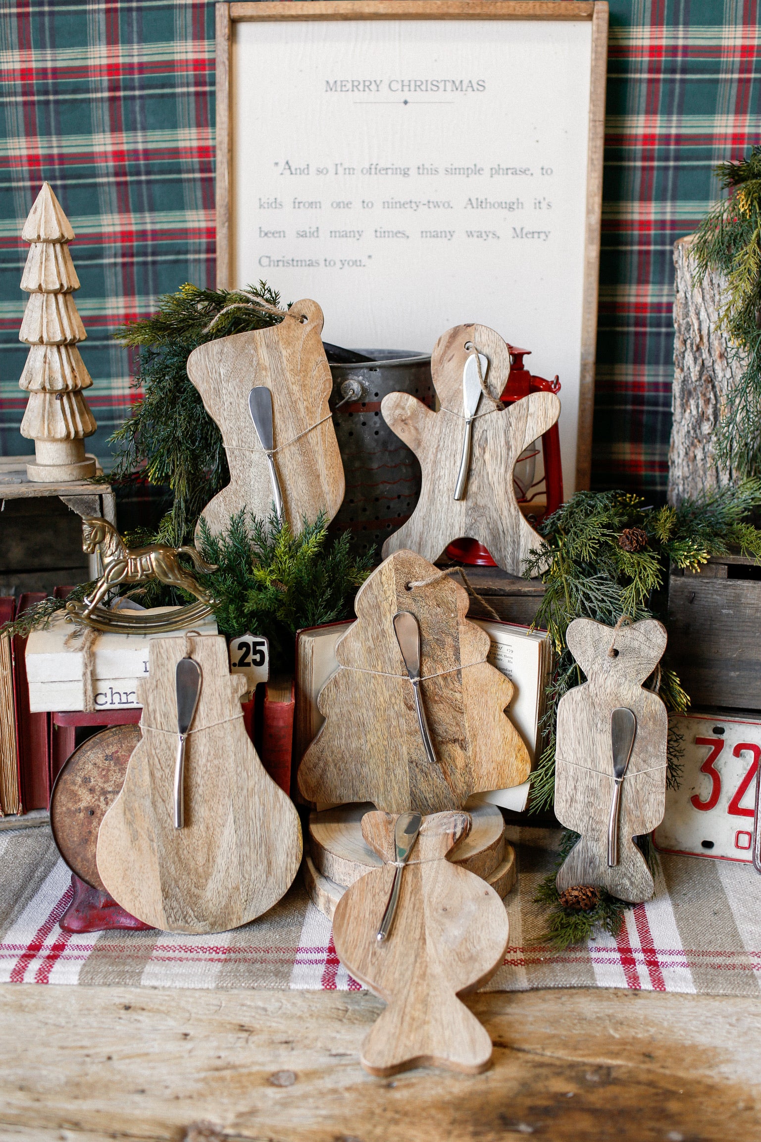 Holiday Board and Knife Set