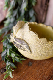 Lemon Concrete Planter