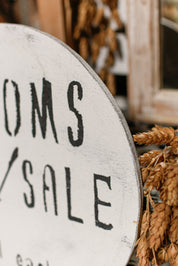 Handmade Brooms For Sale Sign
