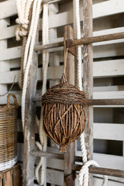 Hand-Woven Rattan Acorn
