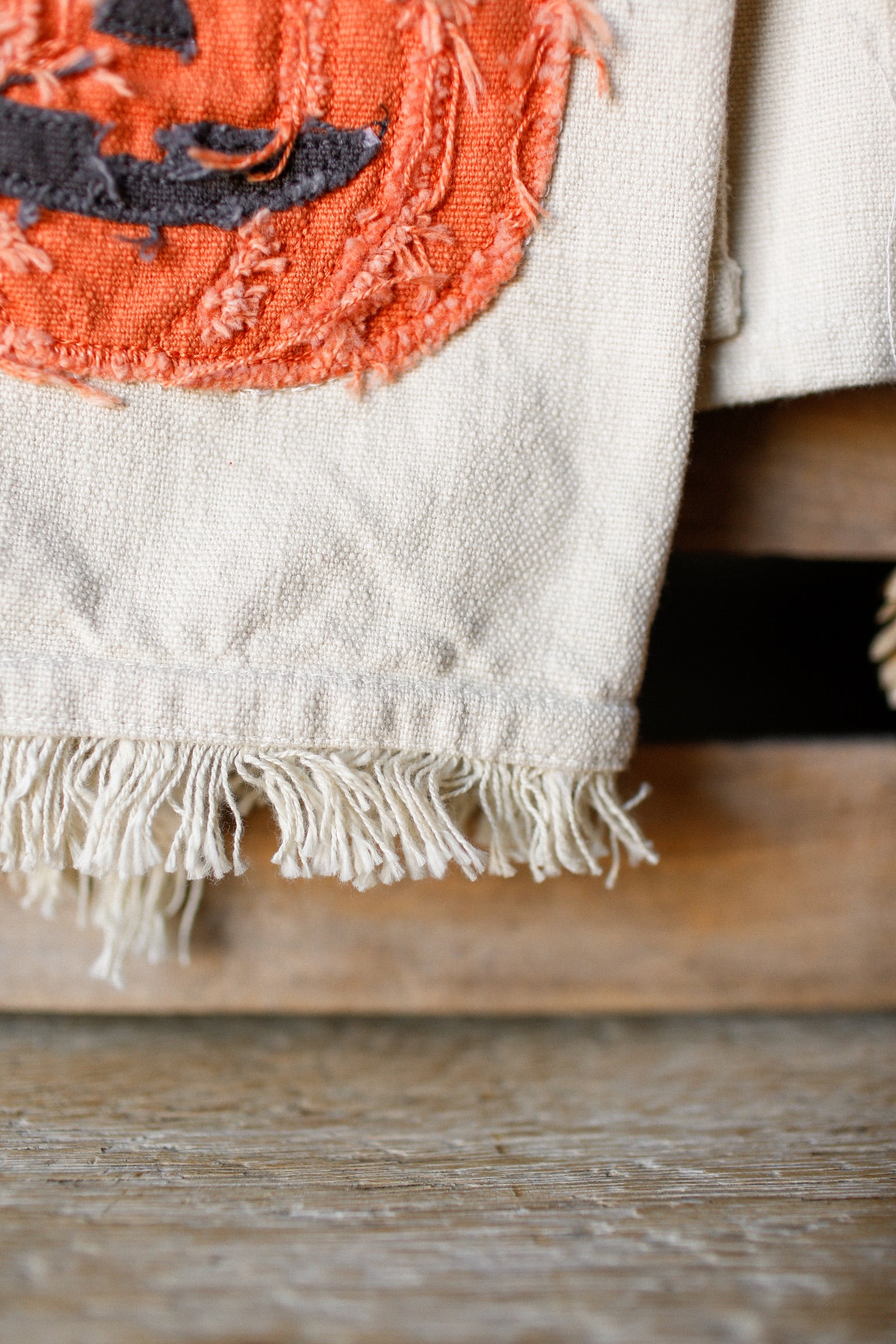 Raggedy Pumpkin Kitchen Towel