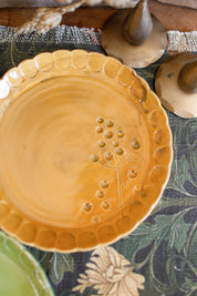 Stoneware Botanical Plate
