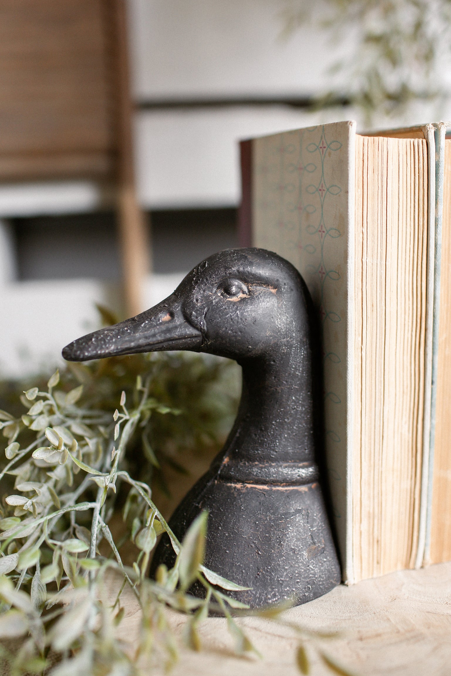 Cast Iron Duck Bookends