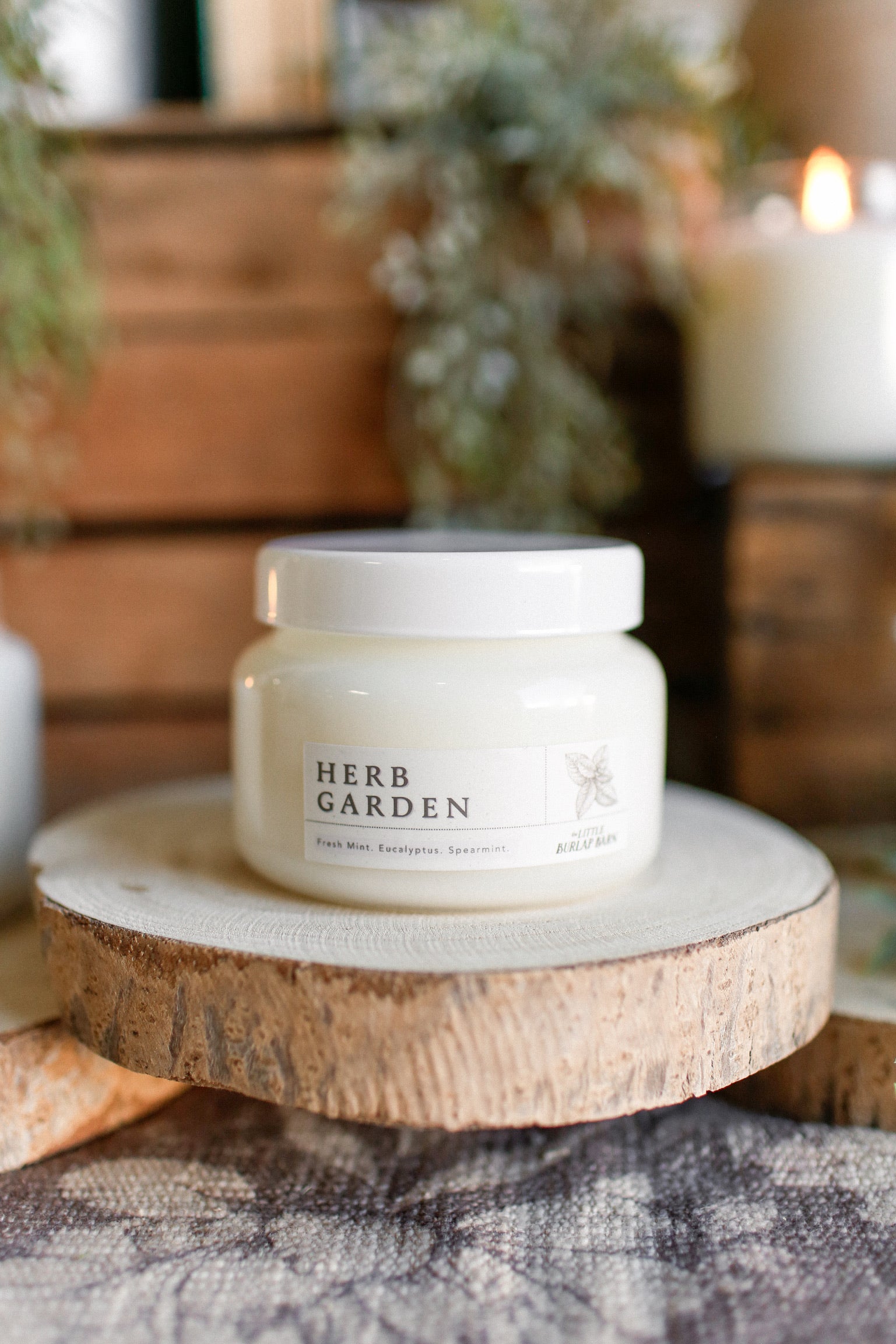 Apothecary Candle-Herb Garden