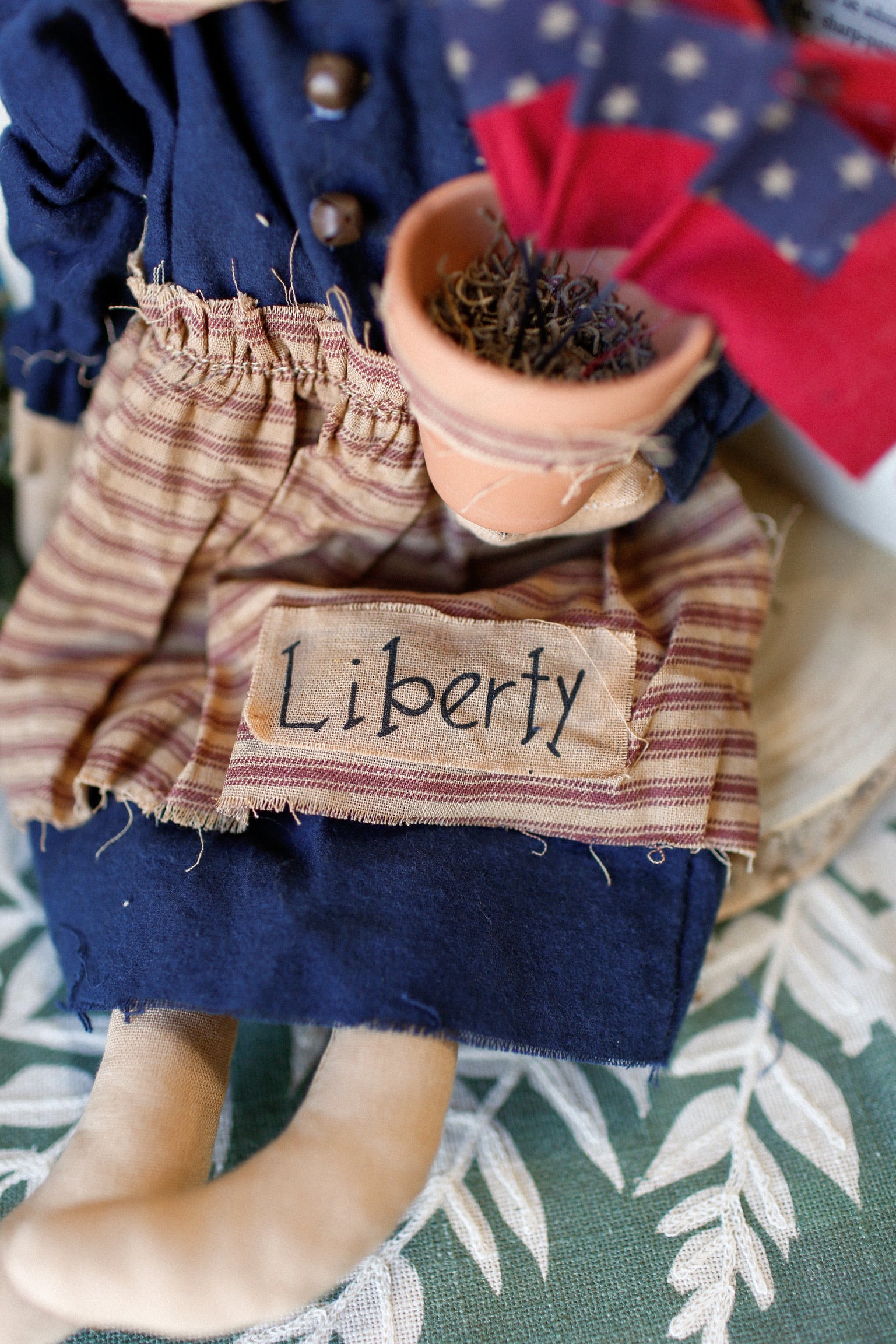 Handmade Liberty Doll The Little Burlap Barn®