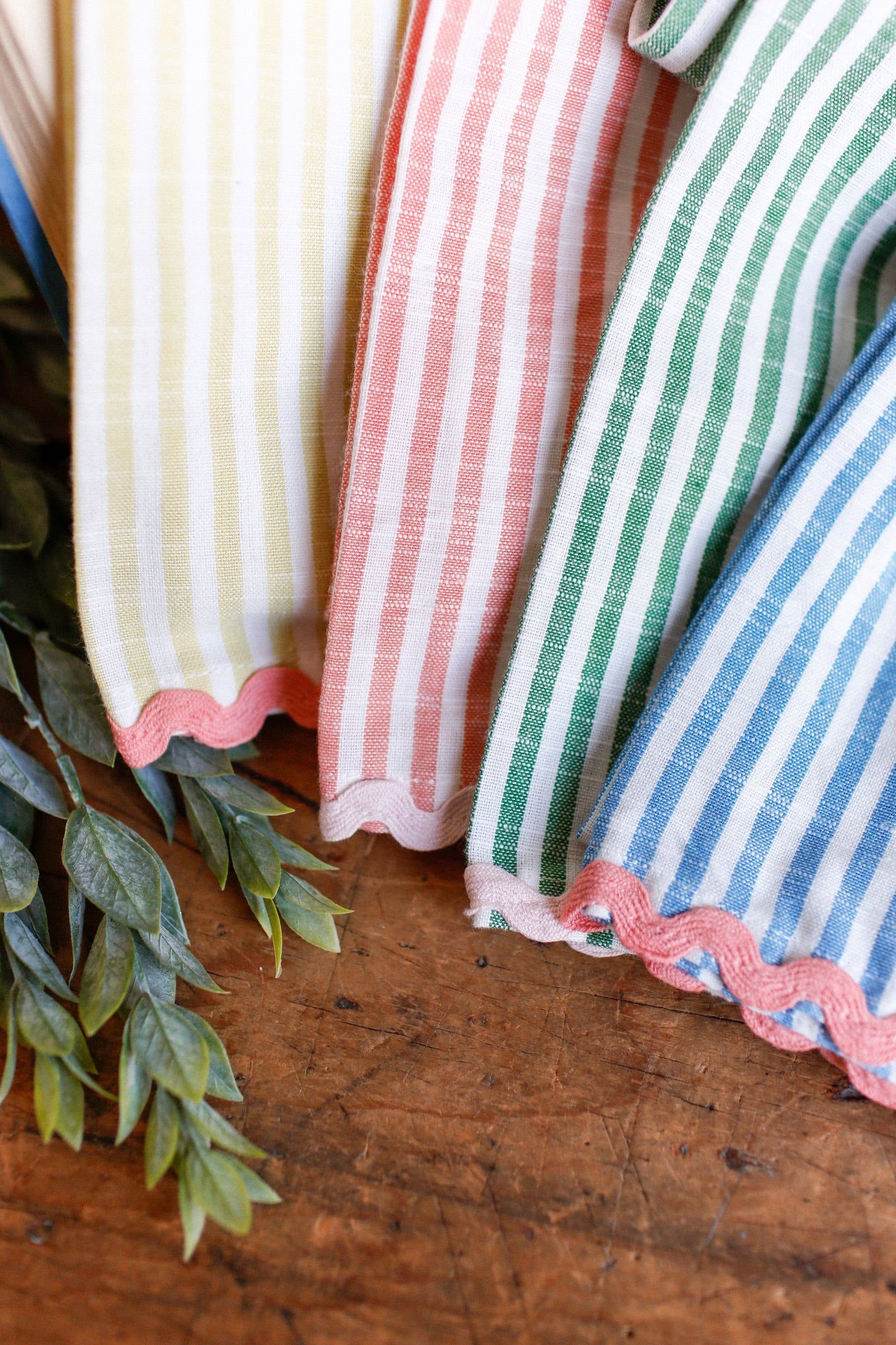 Euro Stripe Kitchen Towels
