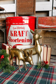 Vintage Brass Regency Deer