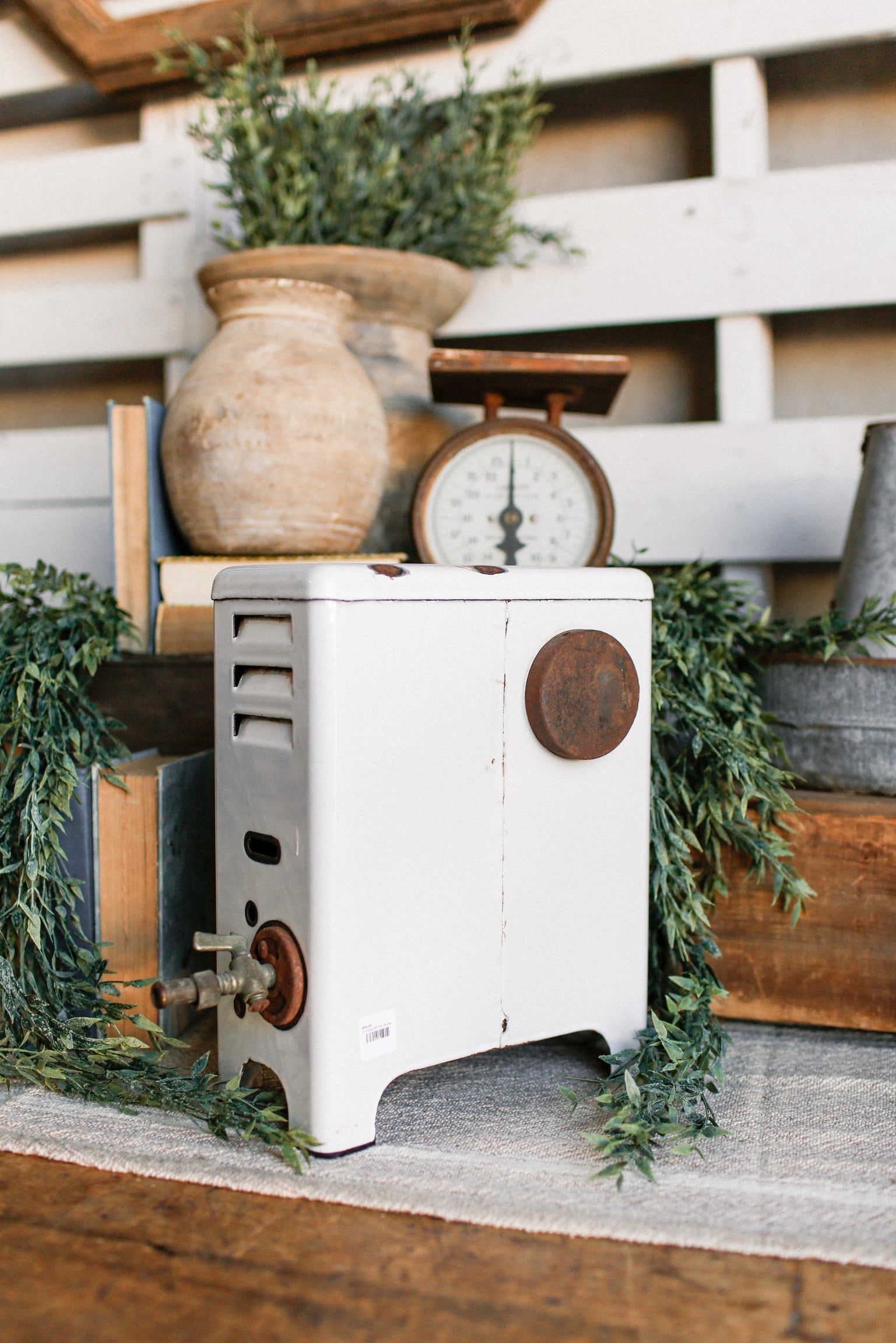 Vintage White Heater