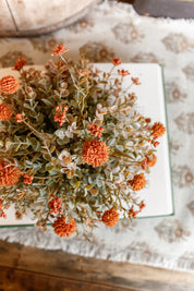 Whimsy Wildflower Sphere (Pumpkin)
