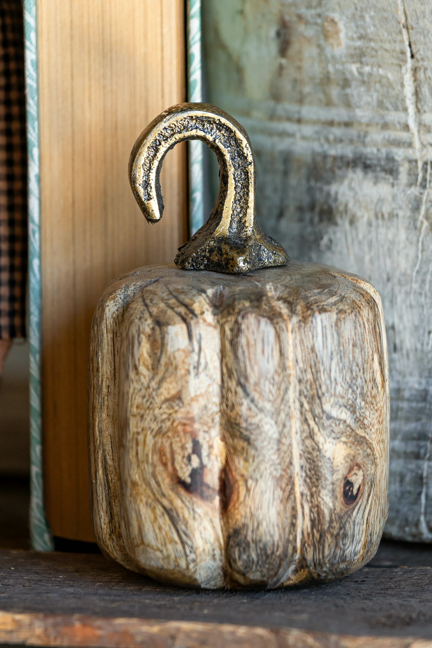 Mango Wood Pumpkin The Little Burlap Barn