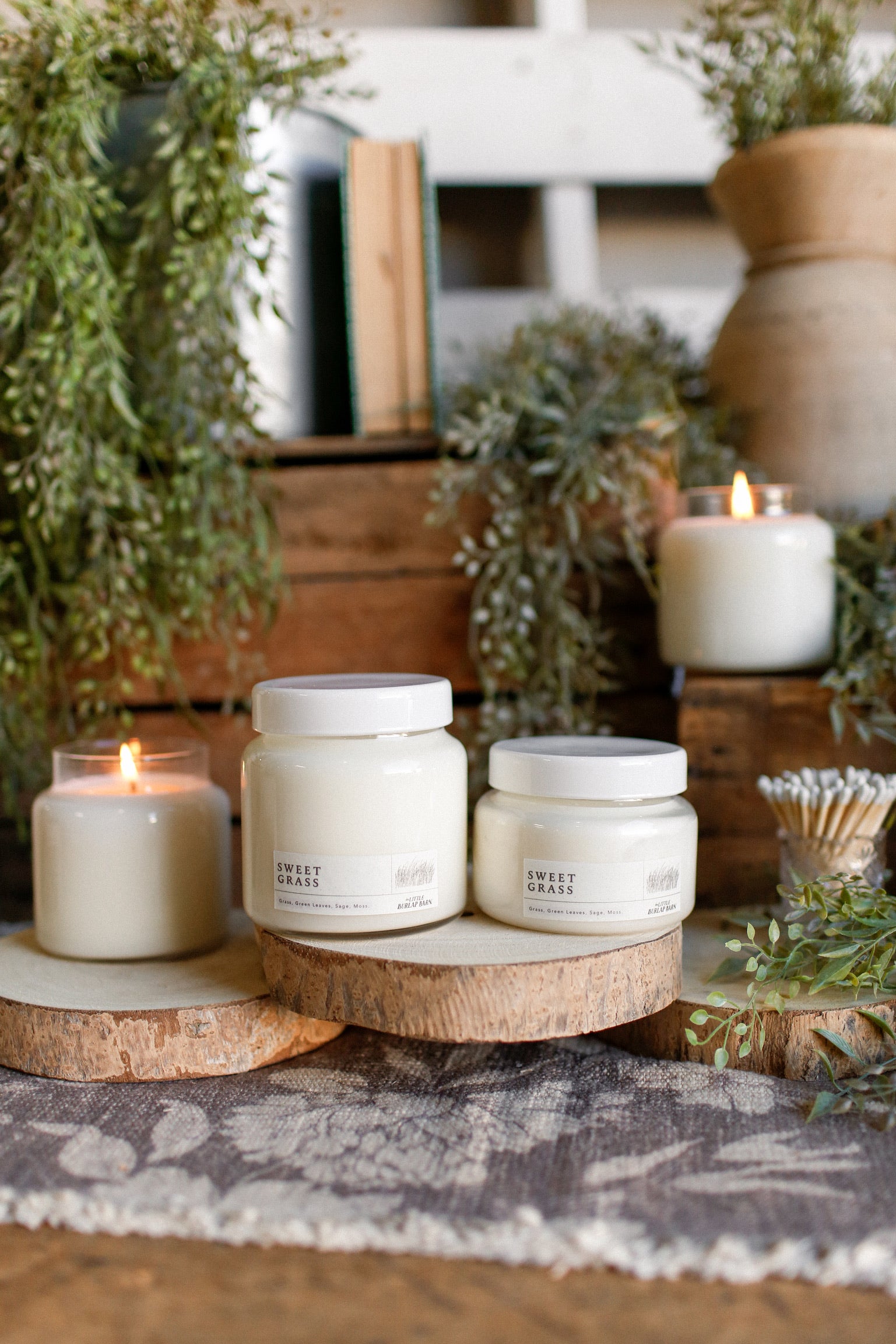 Apothecary Candle-Sweet Grass