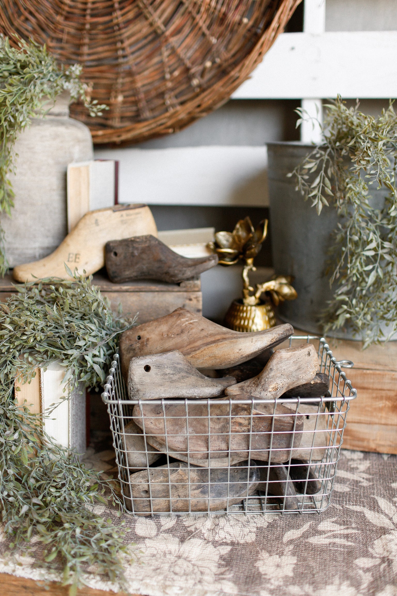 Vintage Wood Shoe Mold (2 Sizes) The Little Burlap Barn®