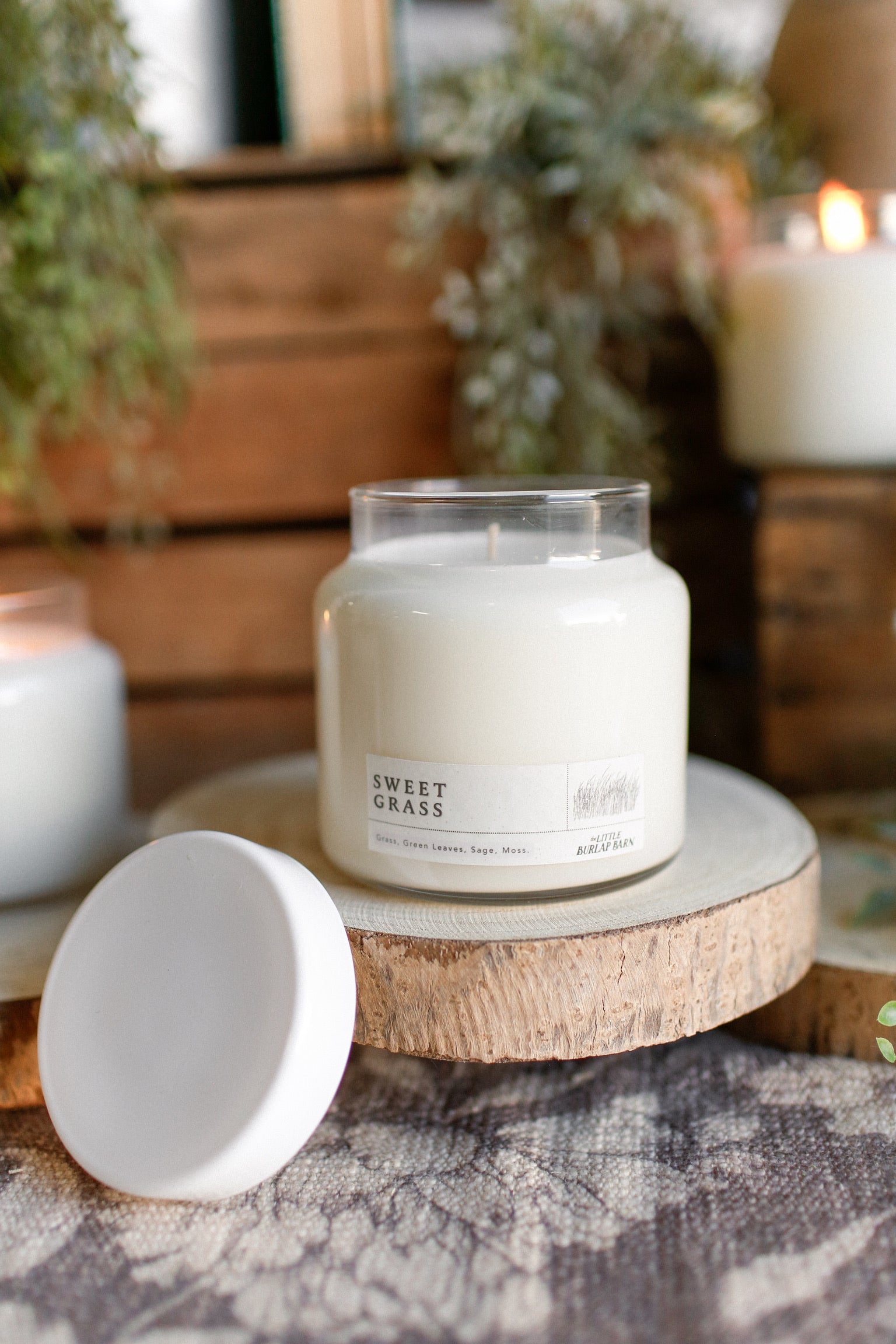 Apothecary Candle-Sweet Grass