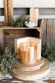 Small Champagne Flameless Candle The Little Burlap Barn®