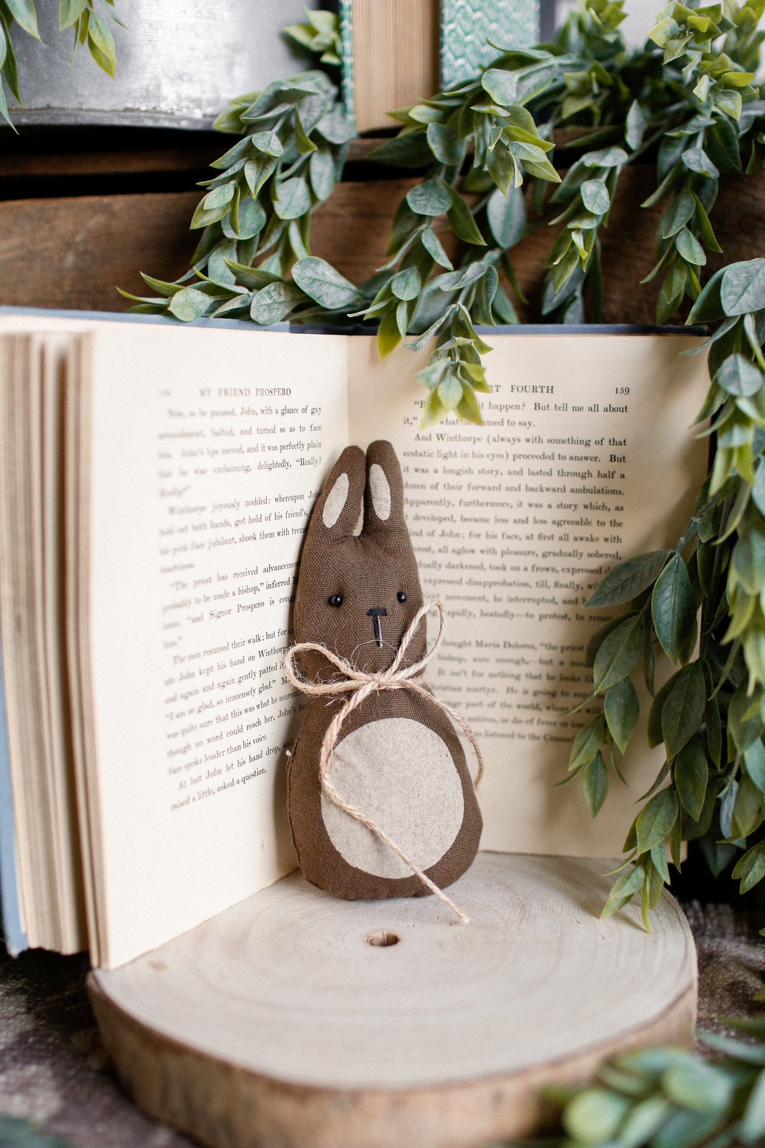 Primitive Chocolate Bunny