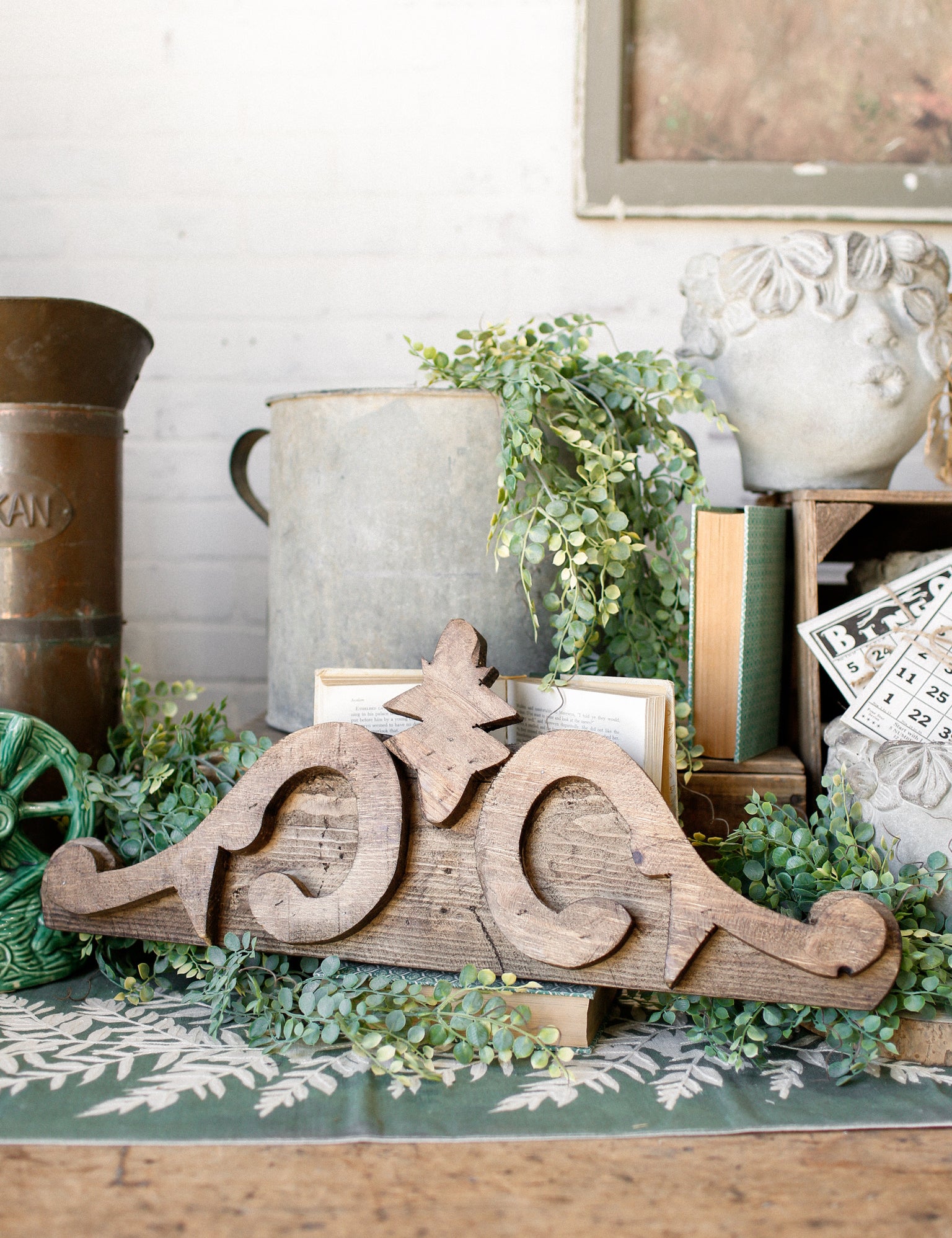 Hand-Carved Wood Door Trim Piece The Little Burlap Barn®