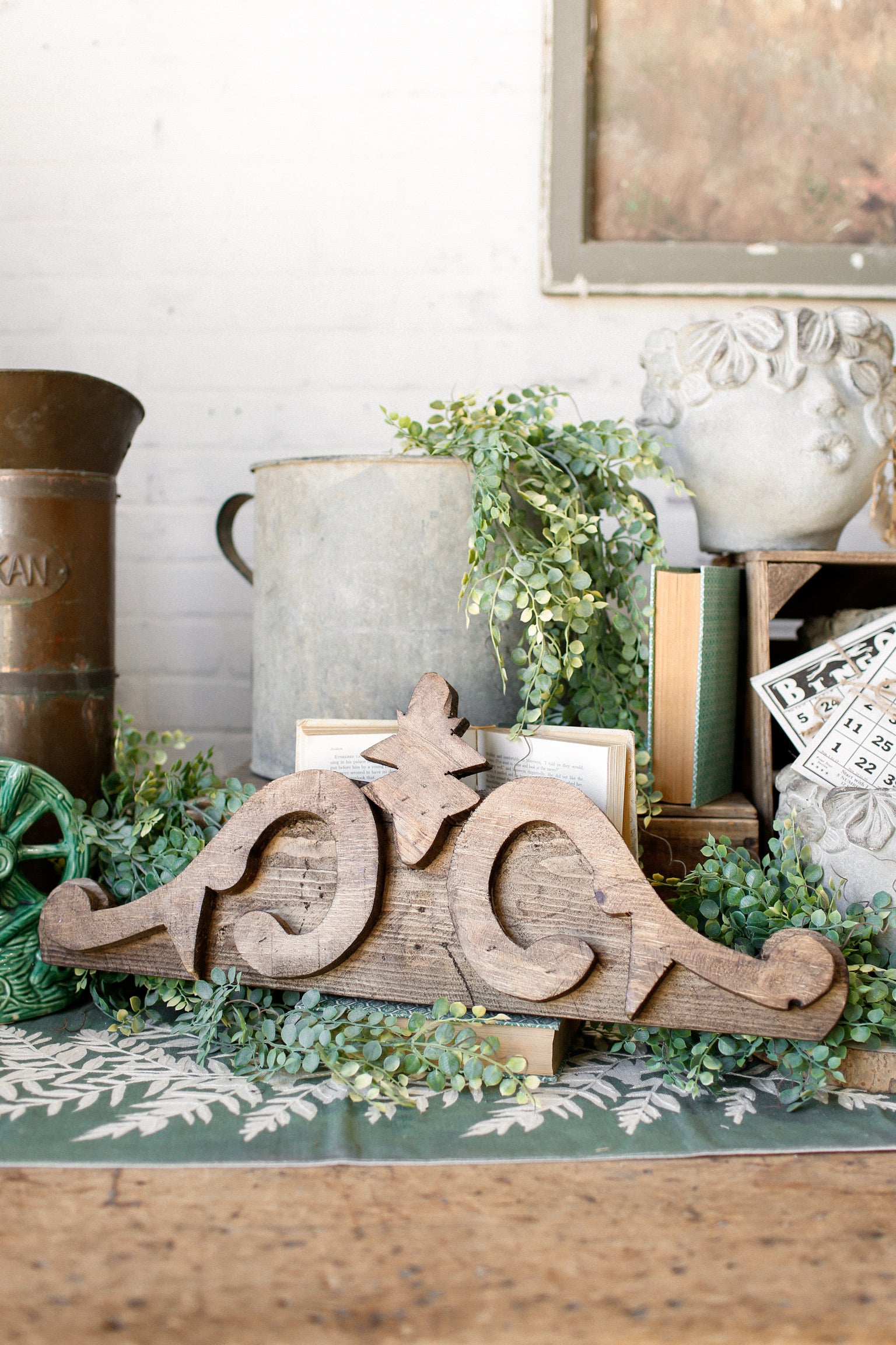 Hand-Carved Wood Door Trim Piece The Little Burlap Barn®