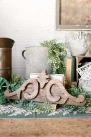 Hand-Carved Wood Door Trim Piece The Little Burlap Barn®