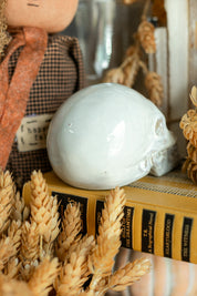 Ceramic Glazed Skull The Little Burlap Barn®