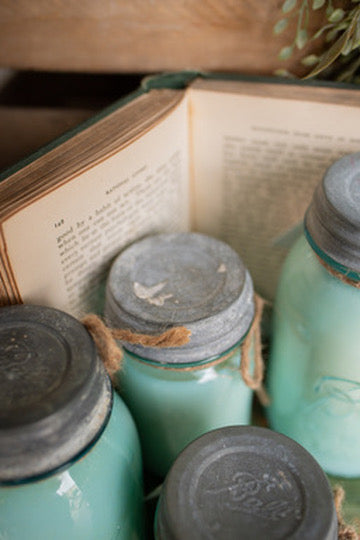 Vintage Mason Jar Candle-Spring Collection