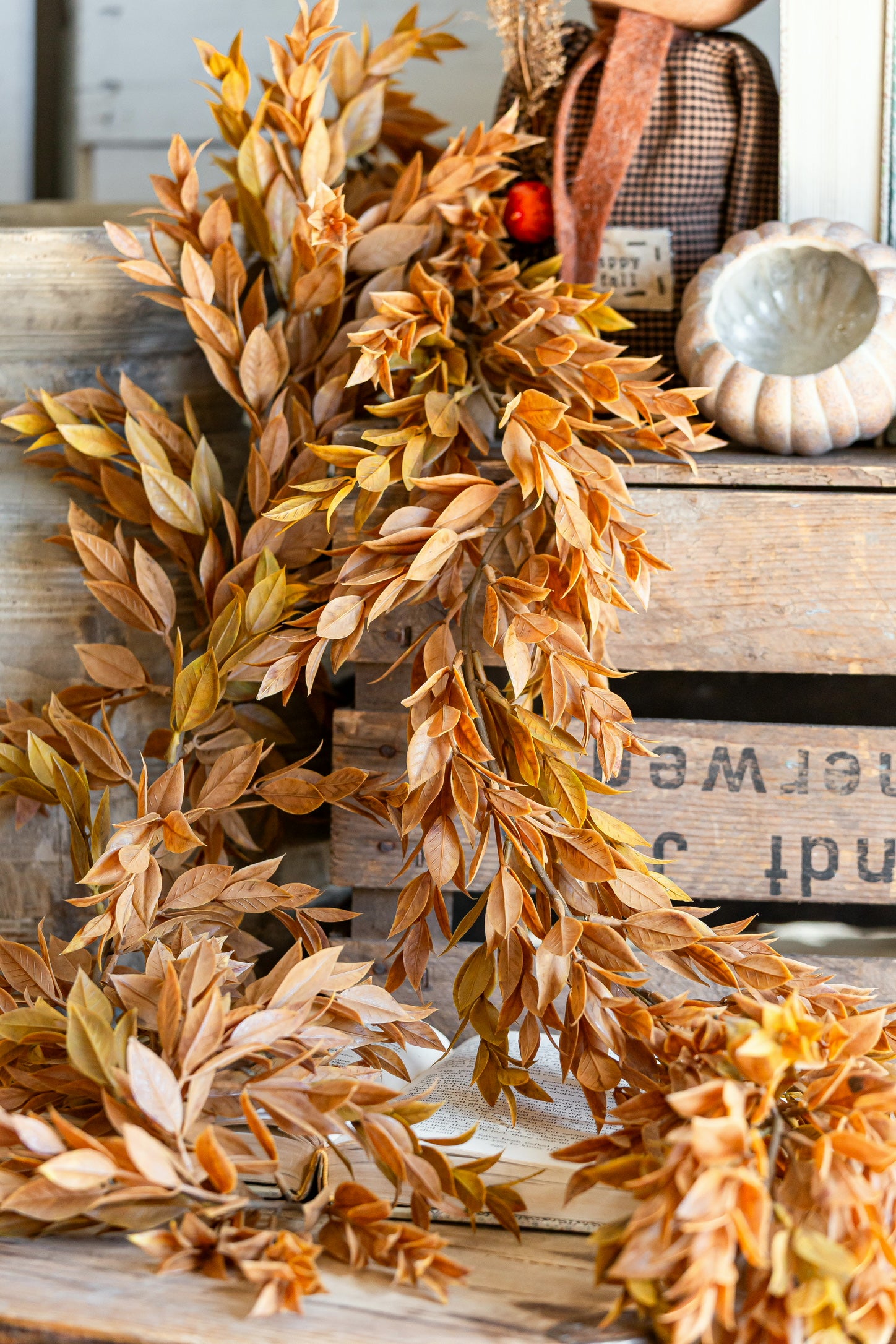 Sienna Hollow Garland The Little Burlap Barn