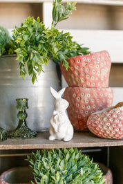 Stoneware Bunny With Bow The Little Burlap Barn®