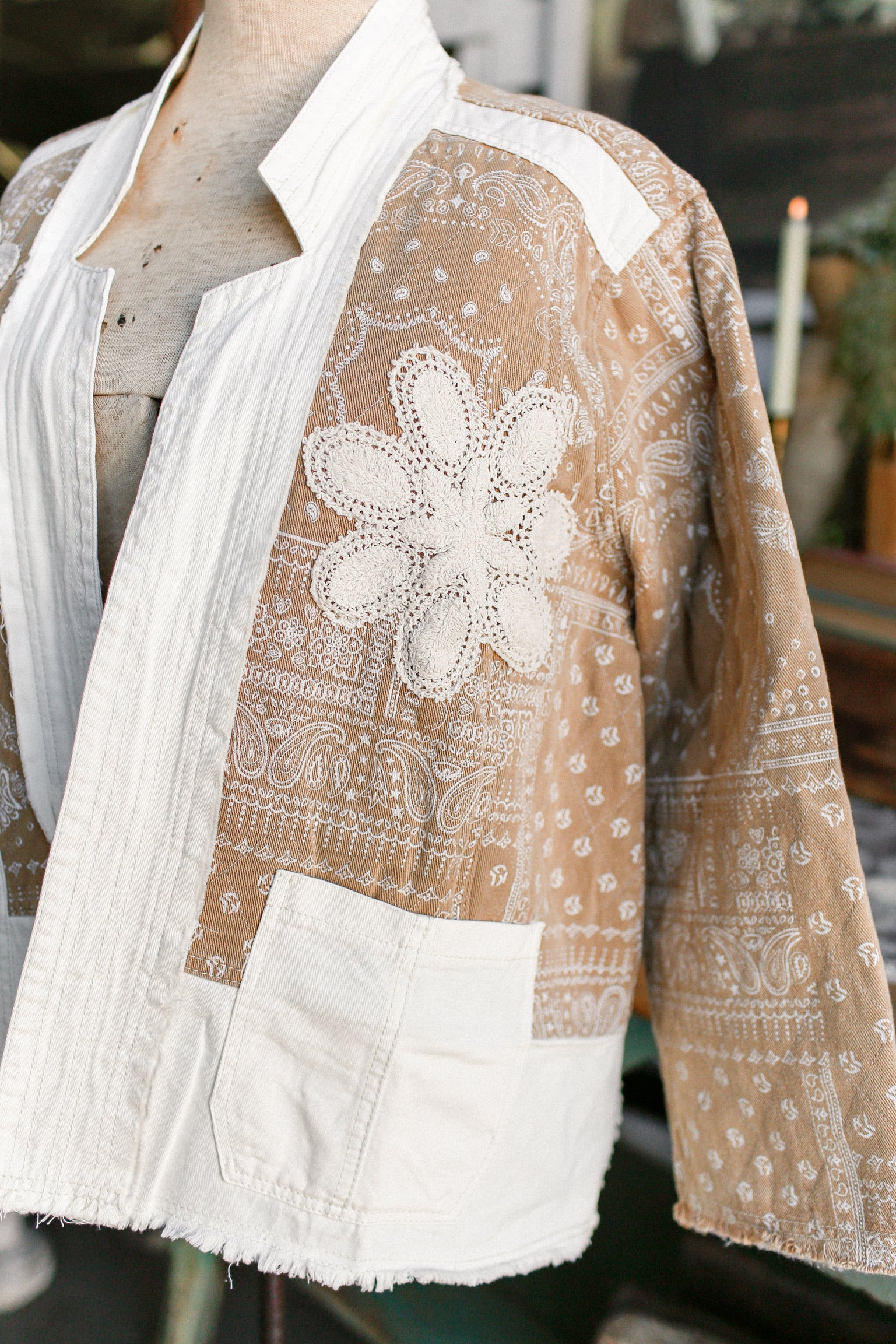 Paisley Quilted Jacket The Little Burlap Barn®