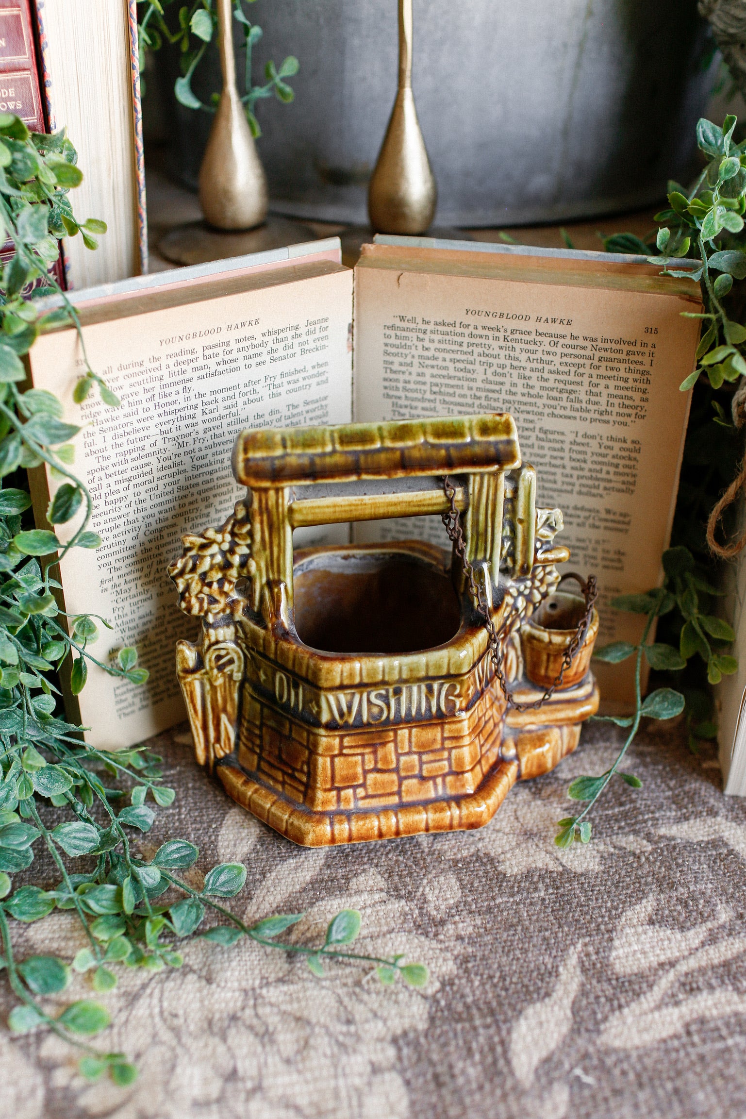 Vintage McCoy Wishing Well Planter The Little Burlap Barn®