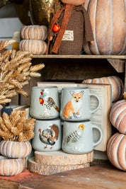 Hand Painted Stoneware Fall Mug Creative Co-Op
