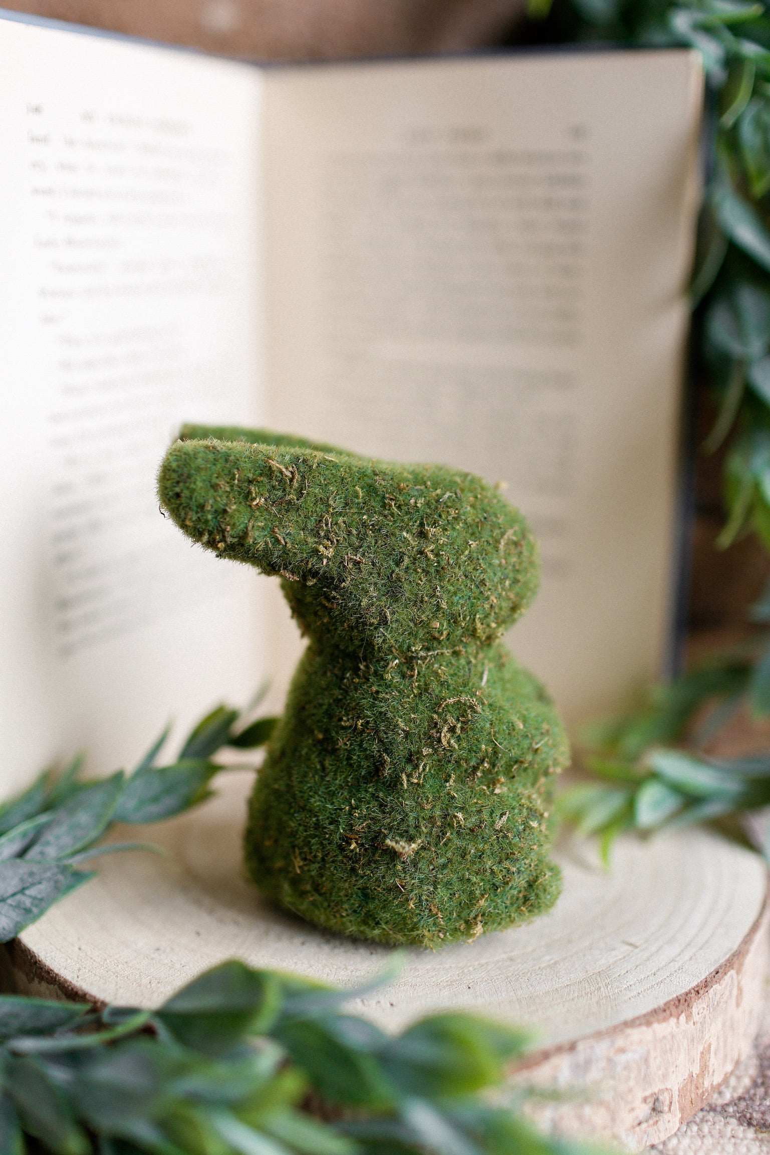 Mossy Sitting Bunny (S)
