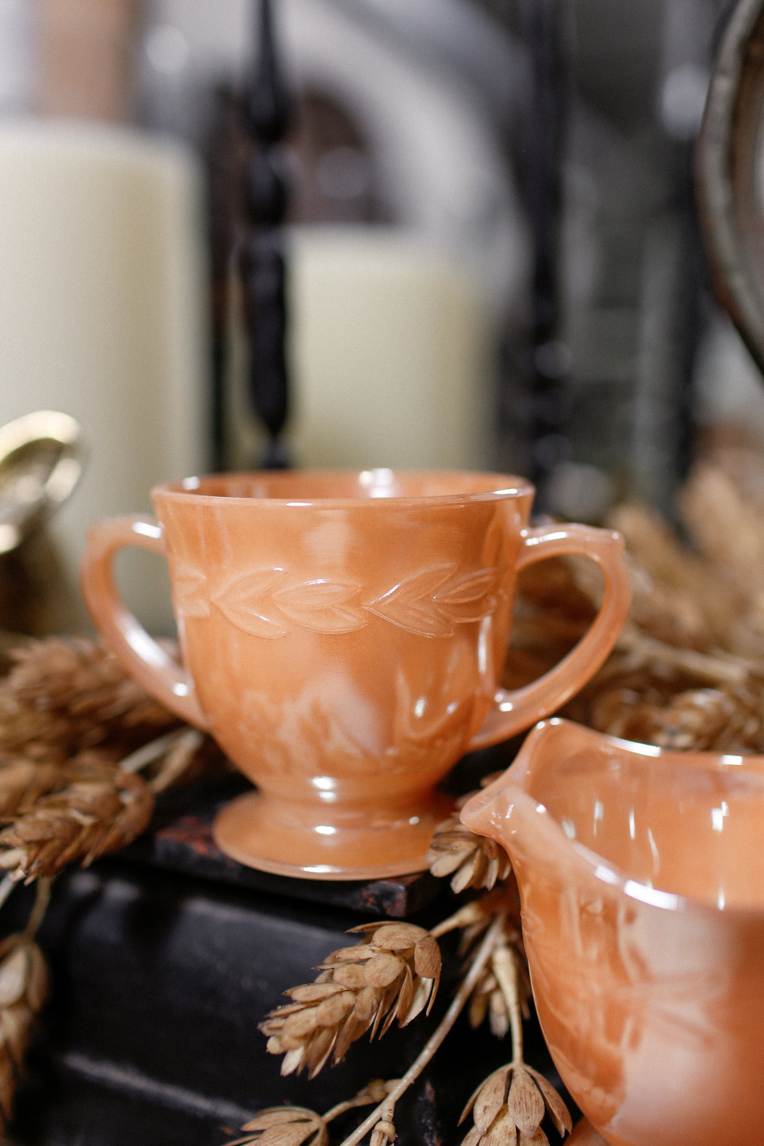 Vintage Fire King Cream & Sugar Set The Little Burlap Barn®