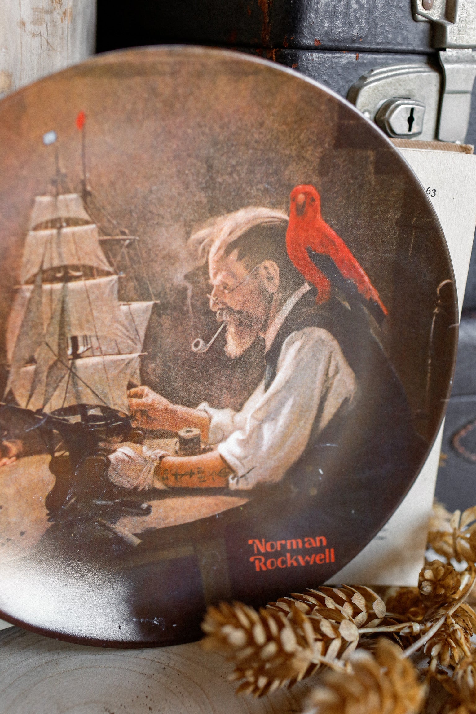 Norman Rockwell Ship Builder Plate