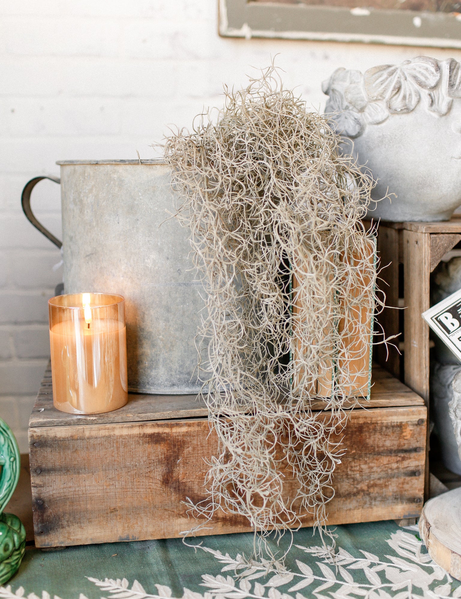 Spanish Moss Hanging Stem The Little Burlap Barn®