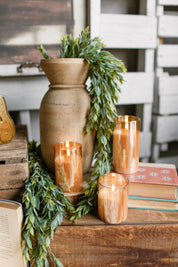 Champagne Flameless Candle Trio