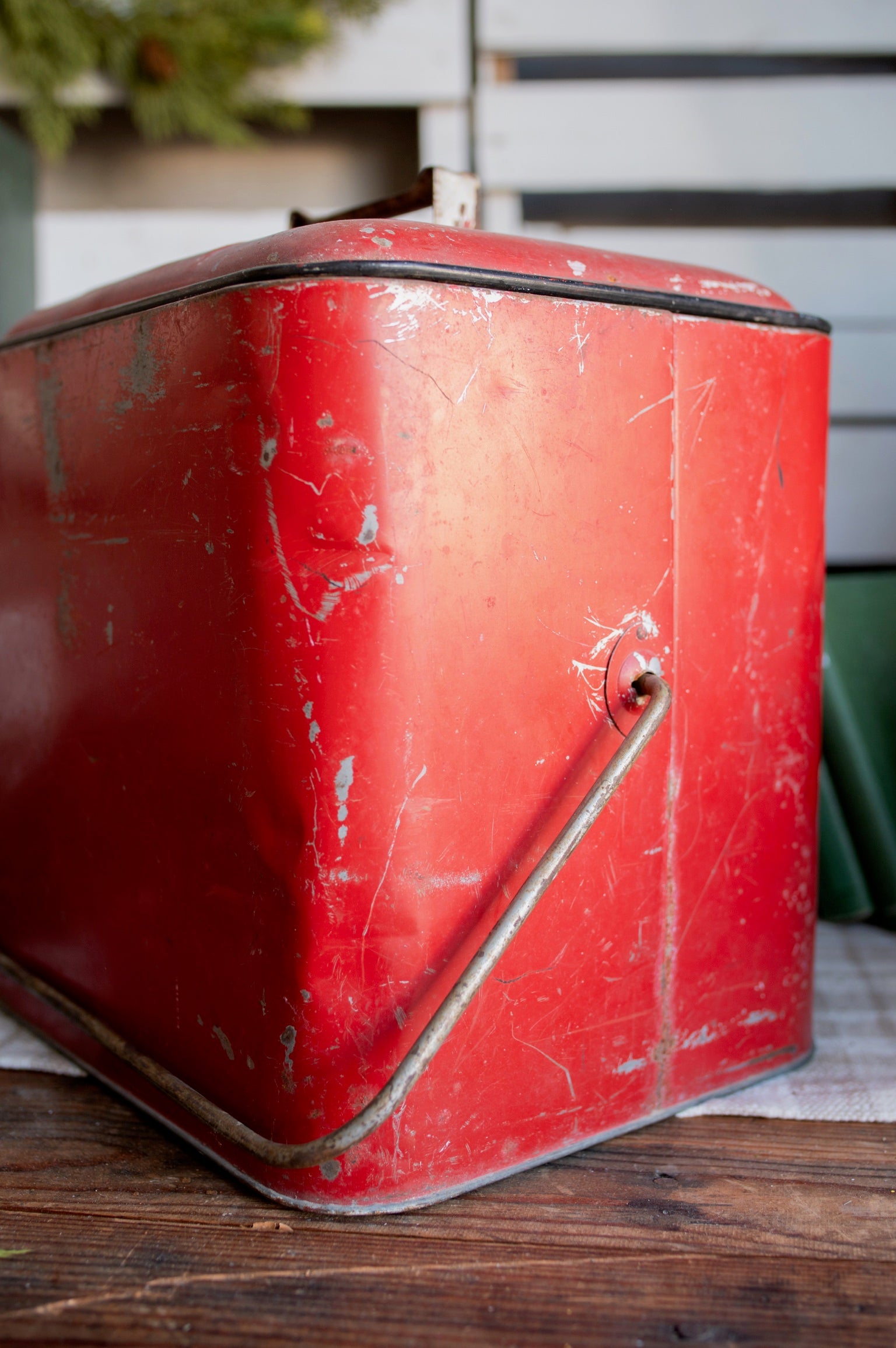 1950's Red Cooler
