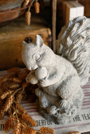 Vintage Concrete Squirrel